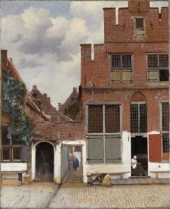 Het straatje by Johannes Vermeer