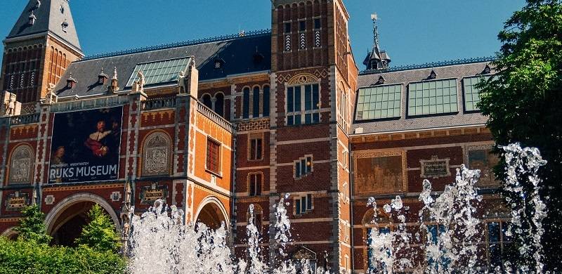 Rijksmuseum Amsterdam seen from the outside